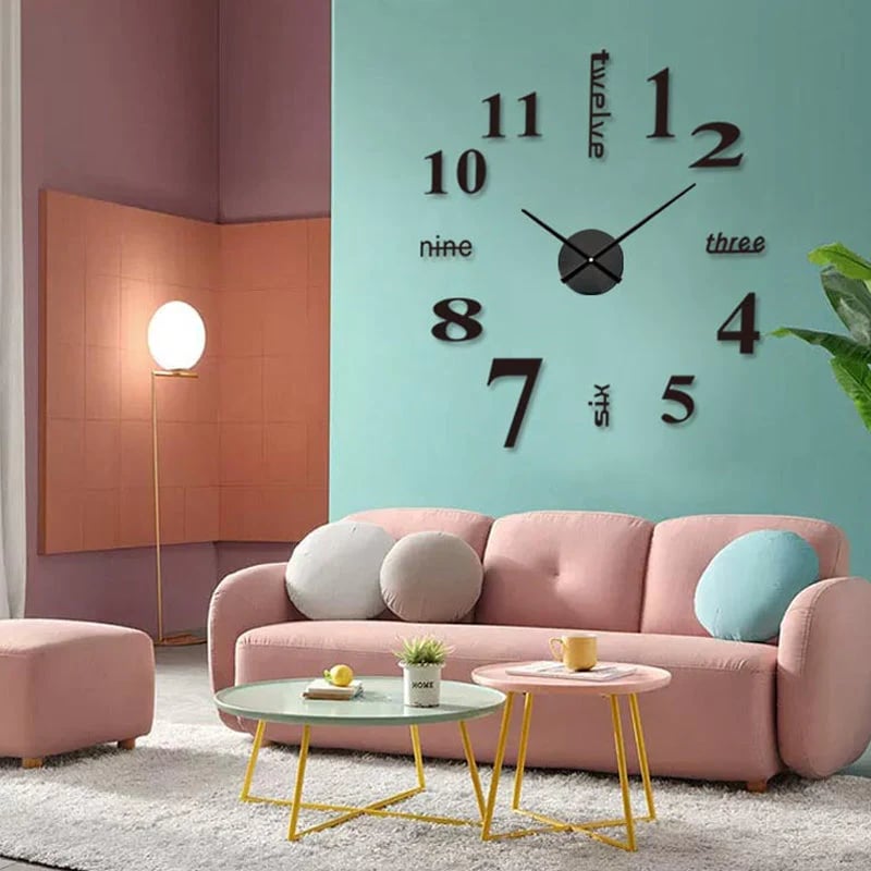 š„Hot Sale 49% OFFšDIY Modern Punch Free Wall Clock