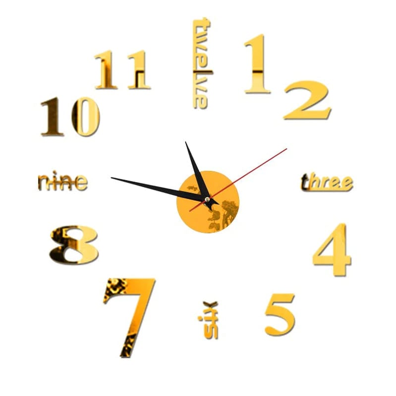 š„Hot Sale 49% OFFšDIY Modern Punch Free Wall Clock