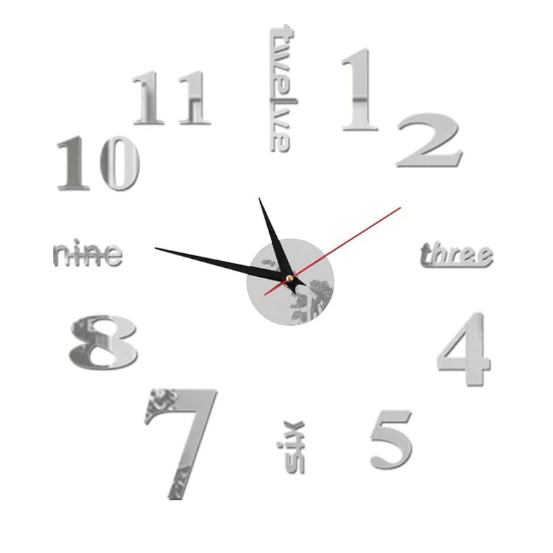š„Hot Sale 49% OFFšDIY Modern Punch Free Wall Clock