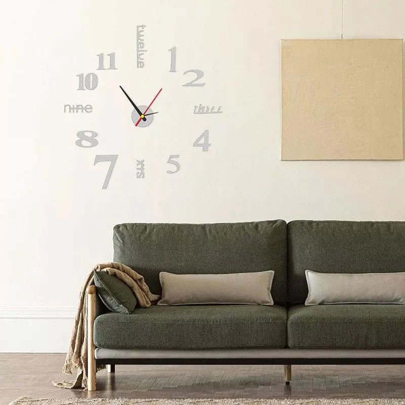 š„Hot Sale 49% OFFšDIY Modern Punch Free Wall Clock