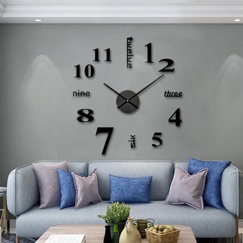 š„Hot Sale 49% OFFšDIY Modern Punch Free Wall Clock