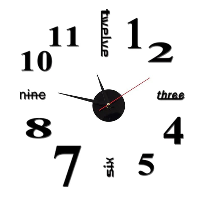 š„Hot Sale 49% OFFšDIY Modern Punch Free Wall Clock