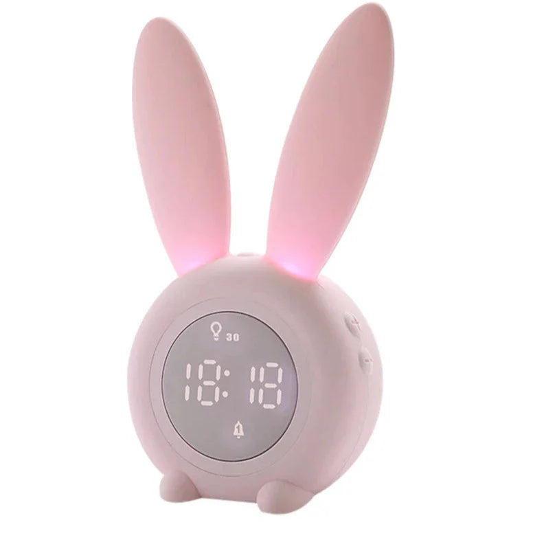 Réveil lapin rose
