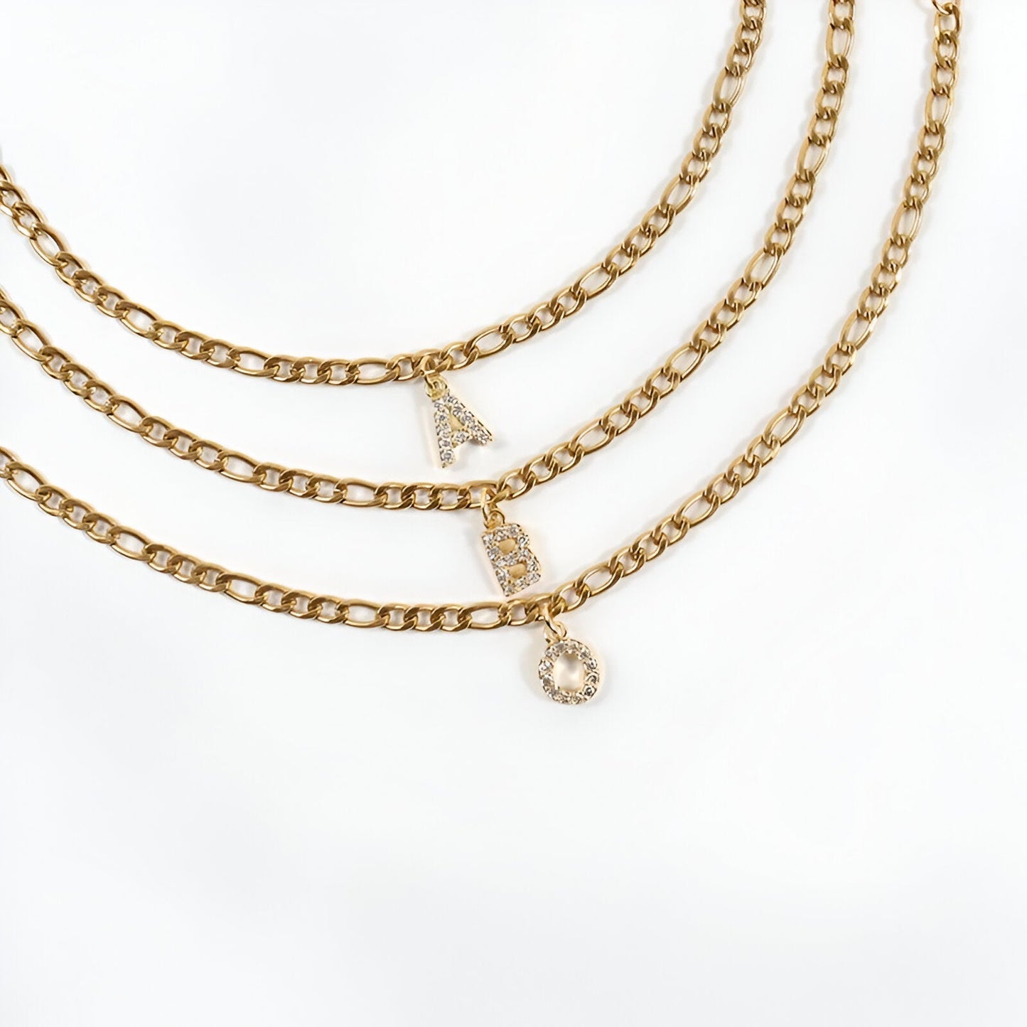 Diamond Initial Anklet